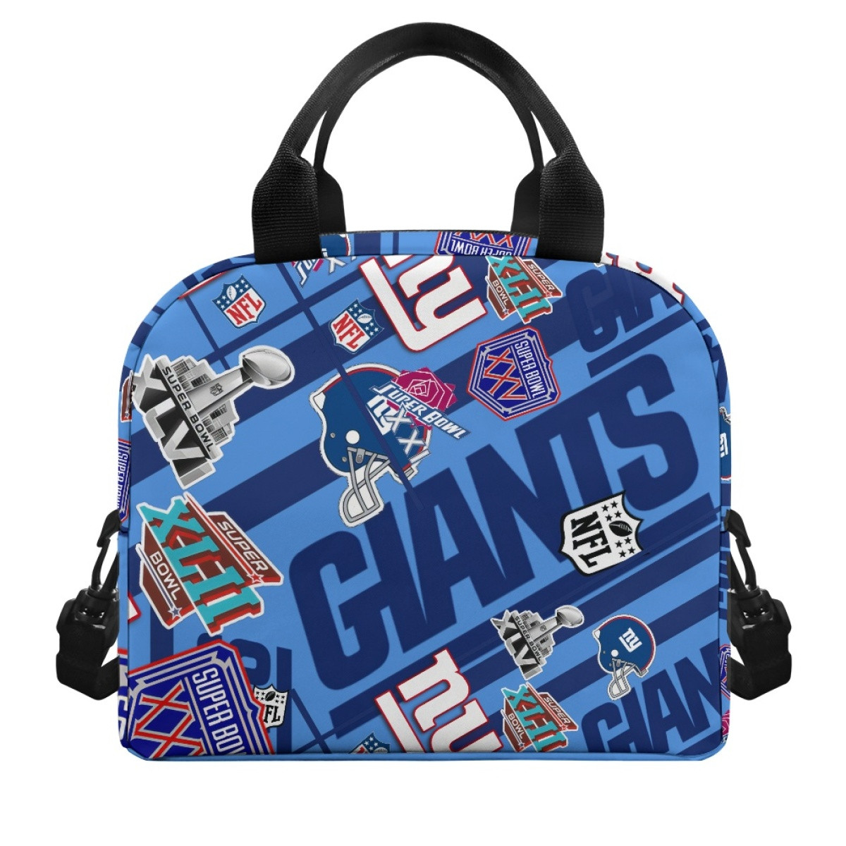 NFL New York Giants Lunch Box - New York Giants Super Bowl Championship Mania Collage Logo