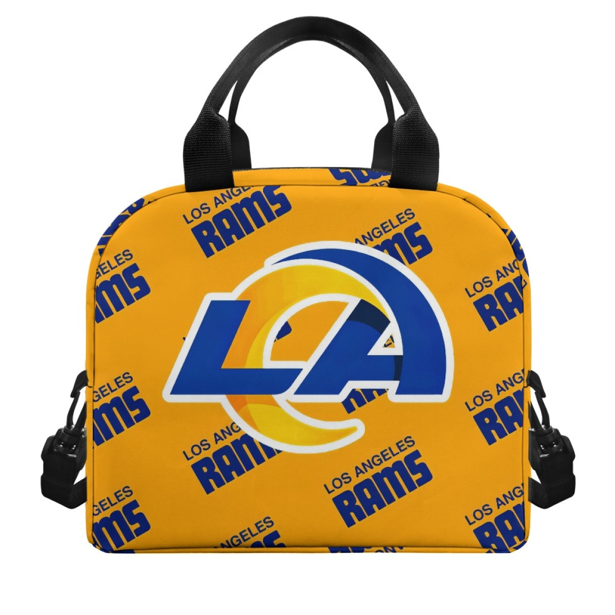 NFL Los Angeles Rams Insulated Lunch Bag Box - Los Angeles Rams Medley Monogram Wordmark