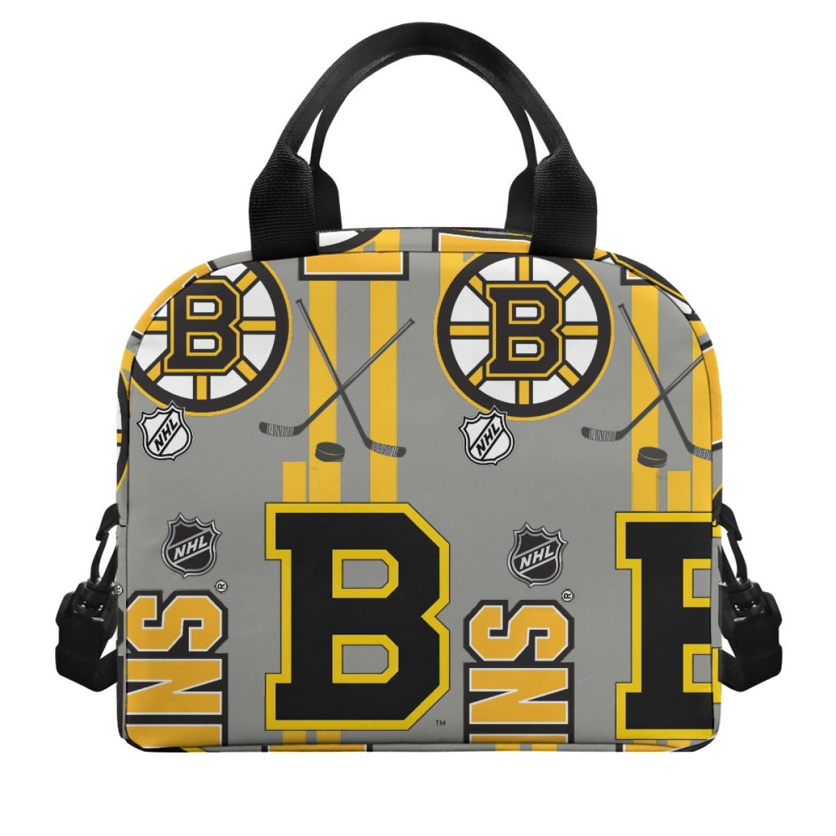 NHL Boston Bruins Lunch Box - Boston Bruins Mania Collage Logo