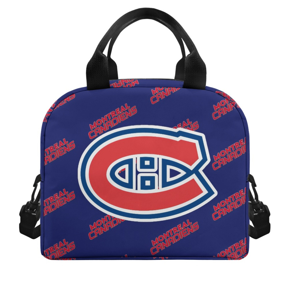 NHL Montreal Canadiens Insulated Lunch Bag Box - Montreal Canadiens Medley Monogram Wordmark