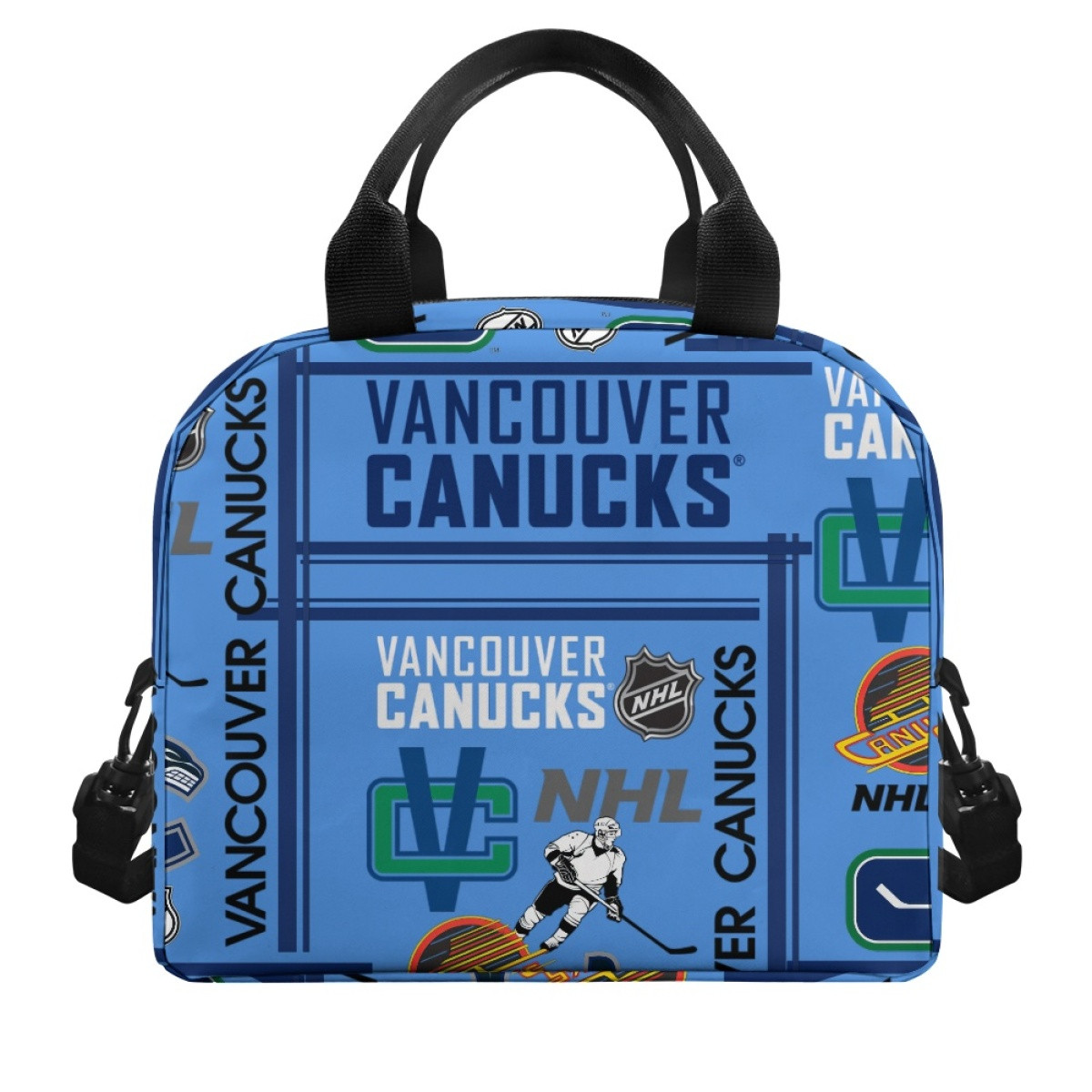 NHL Vancouver Canucks Lunch Box - Vancouver Canucks Mania Collage Logo