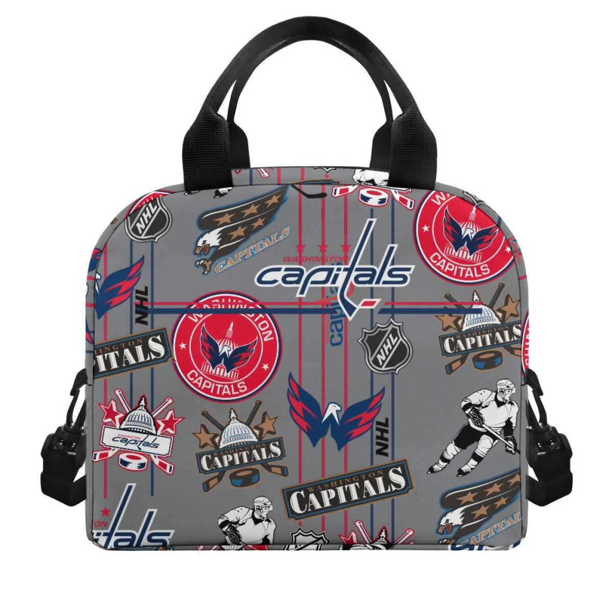 NHL Washington Capitals Lunch Box - Washington Capitals Mania Collage Logo