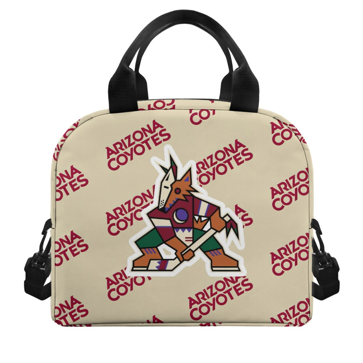 NHL Arizona Coyotes Insulated Lunch Bag Box - Arizona Coyotes Medley Monogram Wordmark
