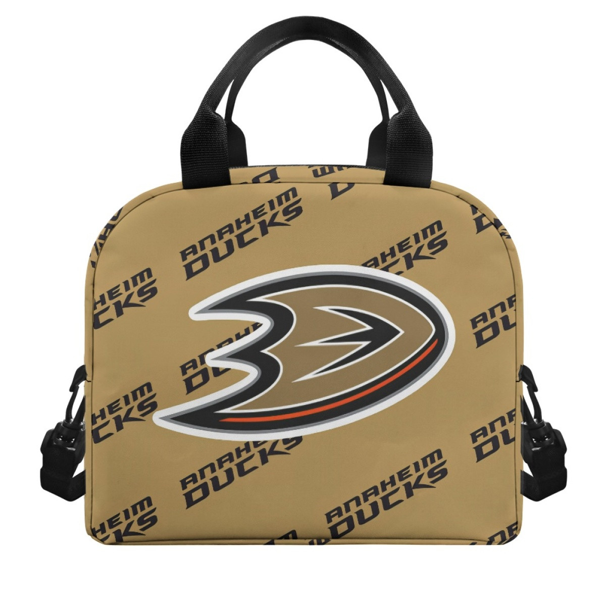 NHL Anaheim Ducks Insulated Lunch Bag Box - Anaheim Ducks Medley Monogram Wordmark