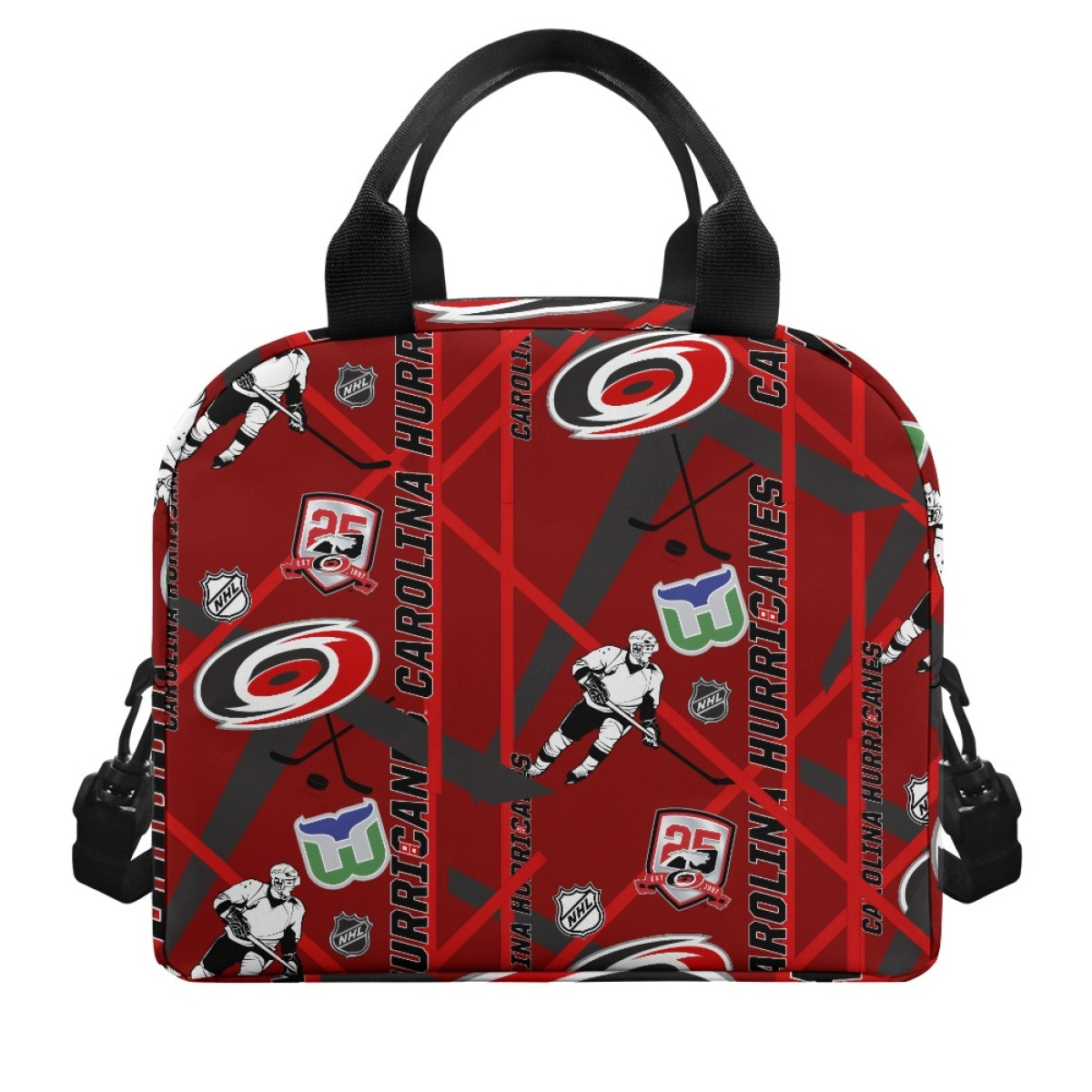 NHL Carolina Hurricanes Lunch Box - Carolina Hurricanes Mania Collage Logo