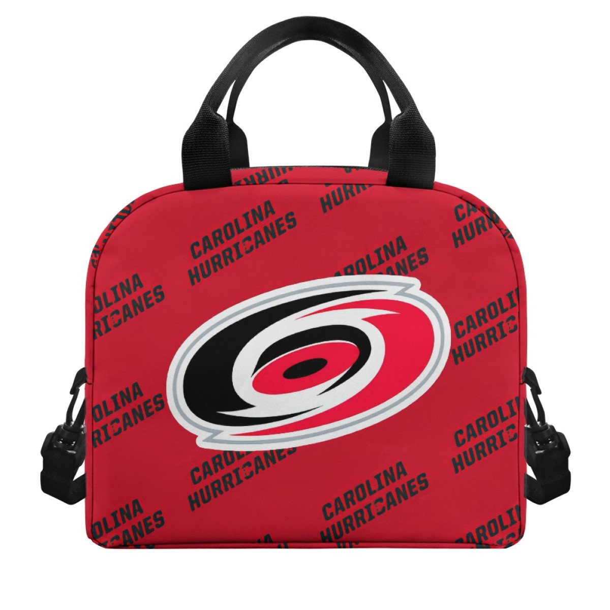 NHL Carolina Hurricanes Insulated Lunch Bag Box - Carolina Hurricanes Medley Monogram Wordmark