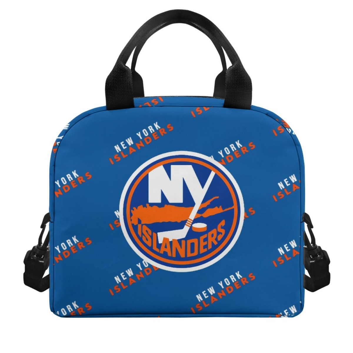NHL New York Islanders Insulated Lunch Bag Box - New York Islanders Medley Monogram Wordmark