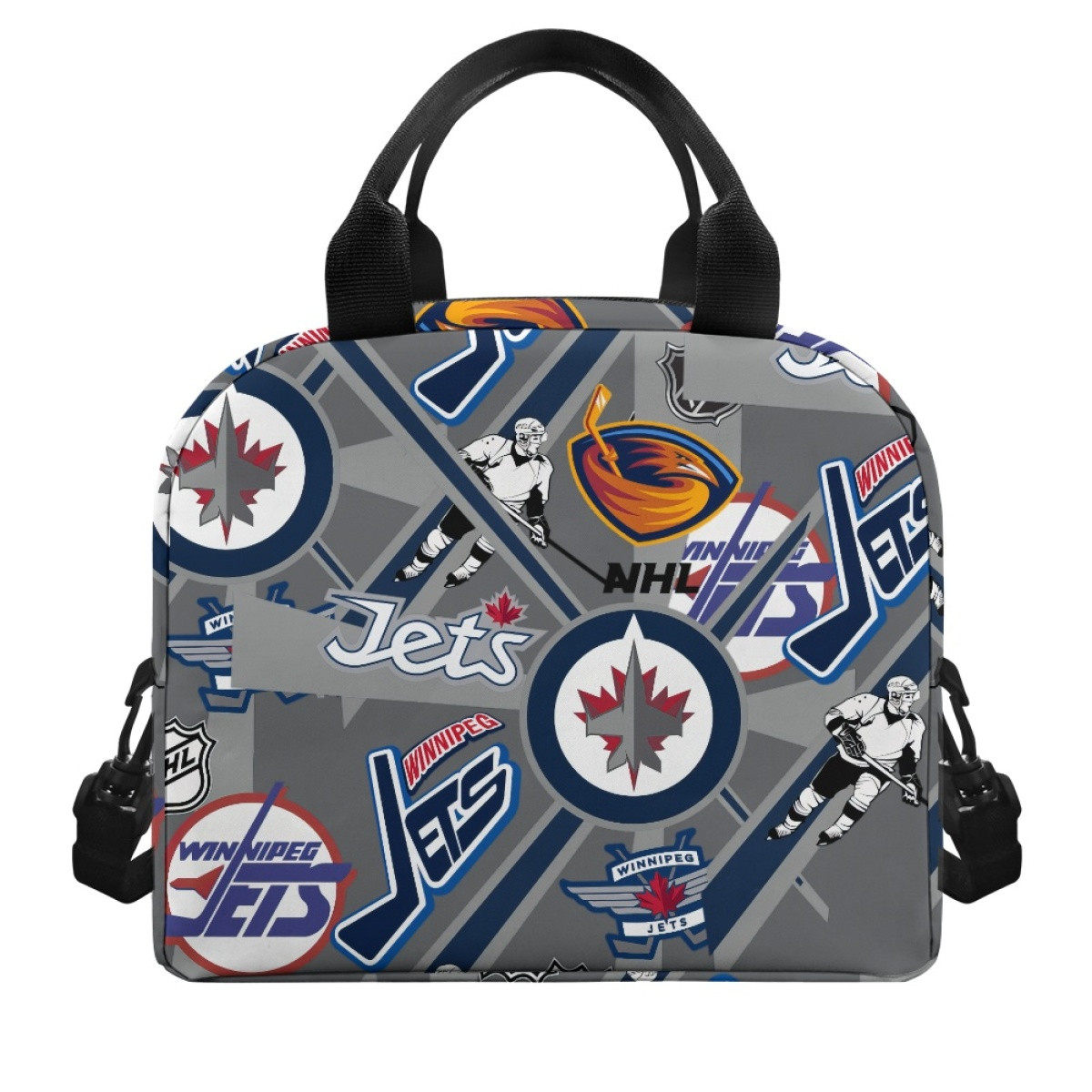 NHL Winnipeg Jets Lunch Box - Winnipeg Jets Mania Collage Logo