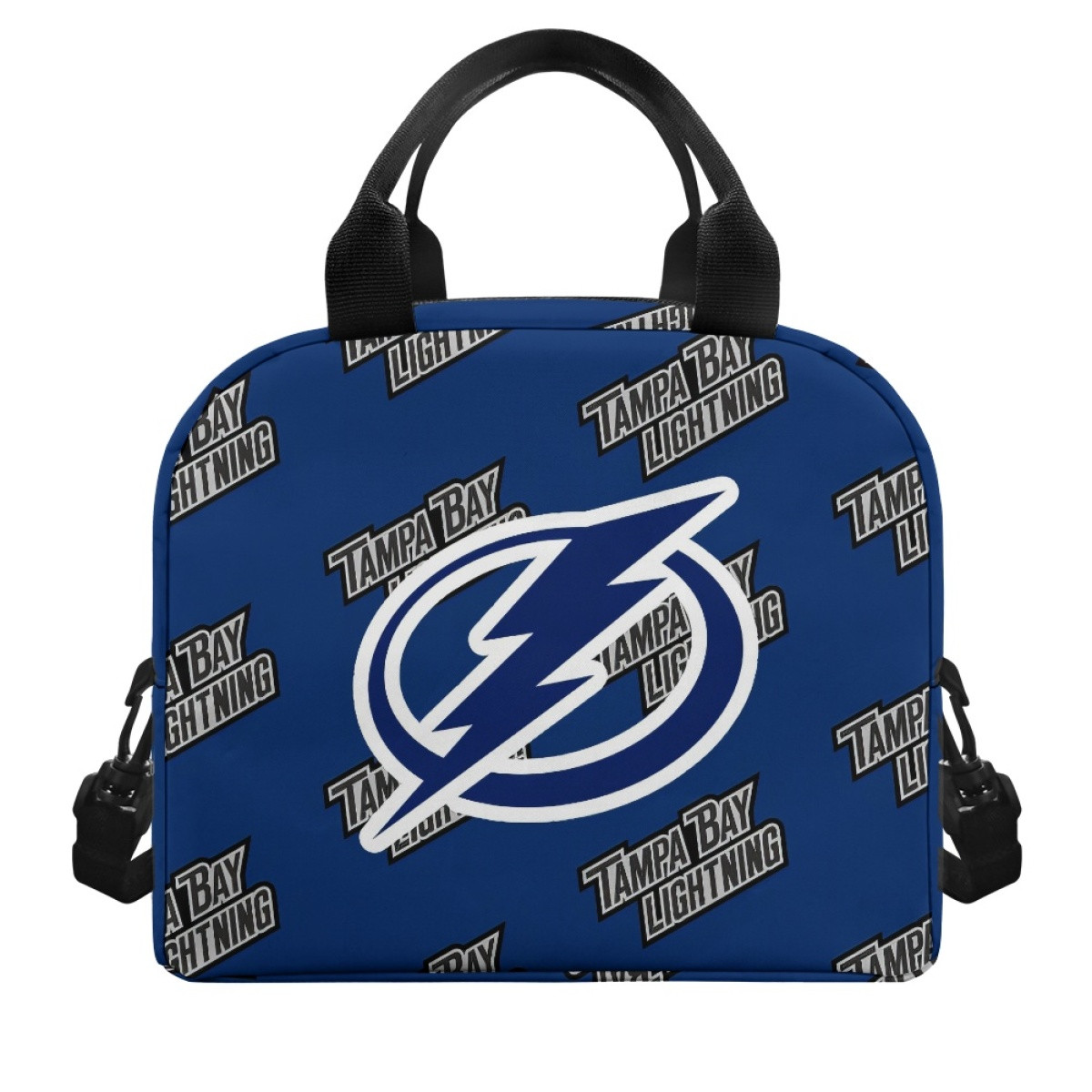 NHL Tampa Bay Lightning Insulated Lunch Bag Box - Tampa Bay Lightning Medley Monogram Wordmark