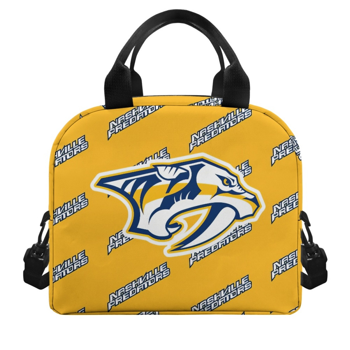 NHL Nashville Predators Insulated Lunch Bag Box - Nashville Predators Medley Monogram Wordmark