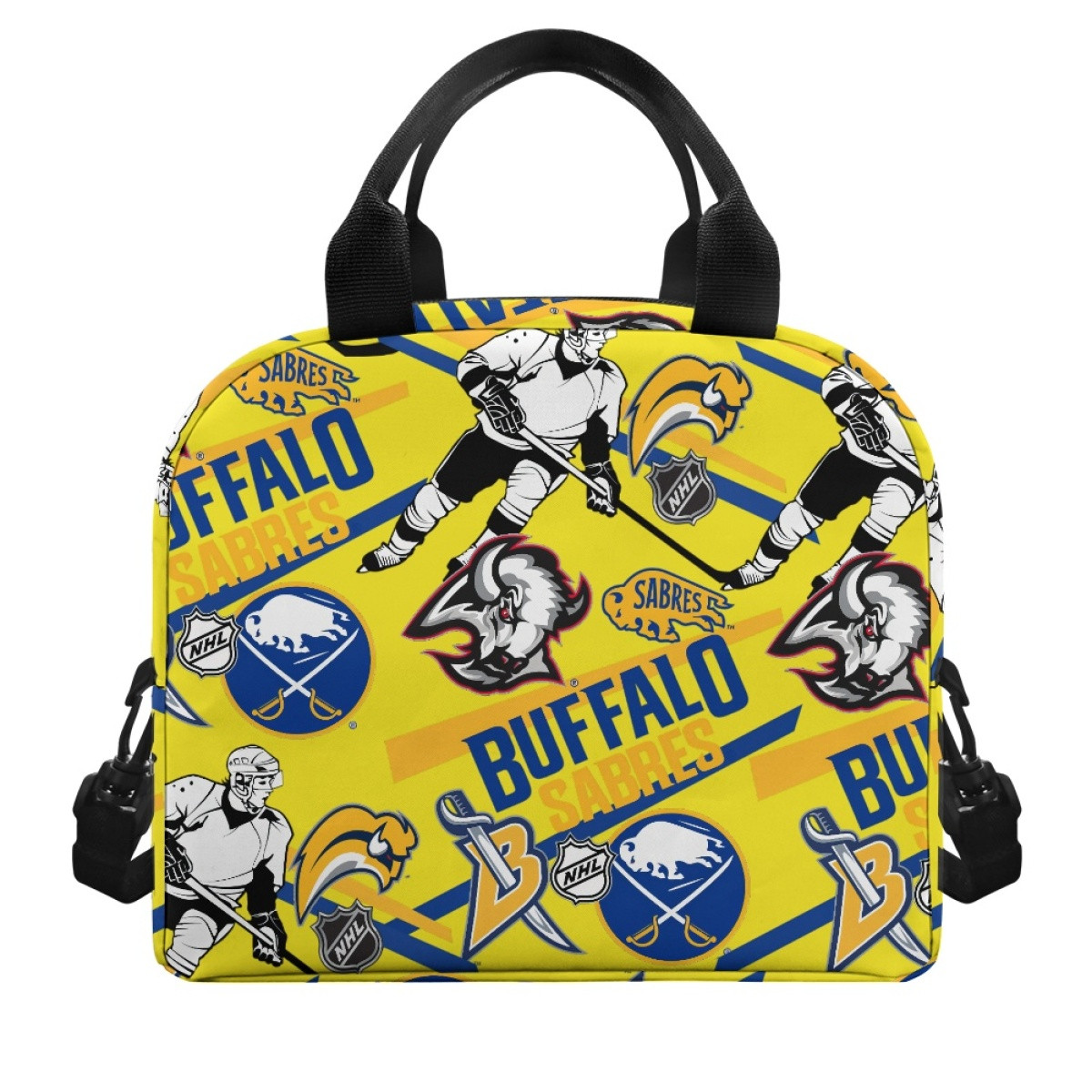 NHL Buffalo Sabres Lunch Box - Buffalo Sabres Mania Collage Logo