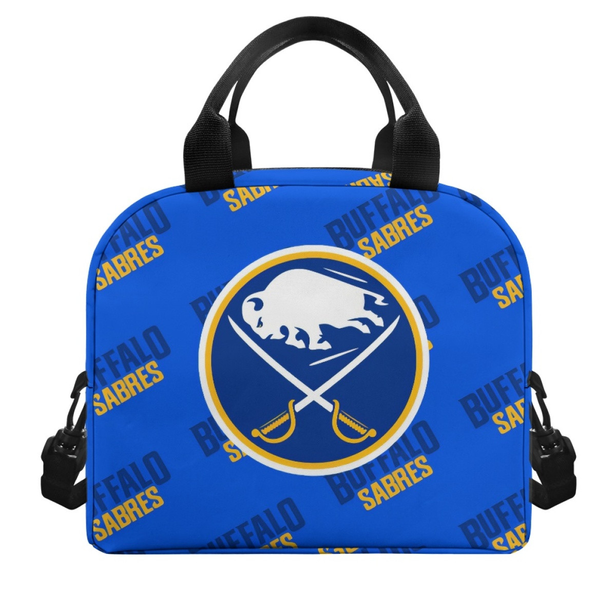 NHL Buffalo Sabres Insulated Lunch Bag Box - Buffalo Sabres Medley Monogram Wordmark