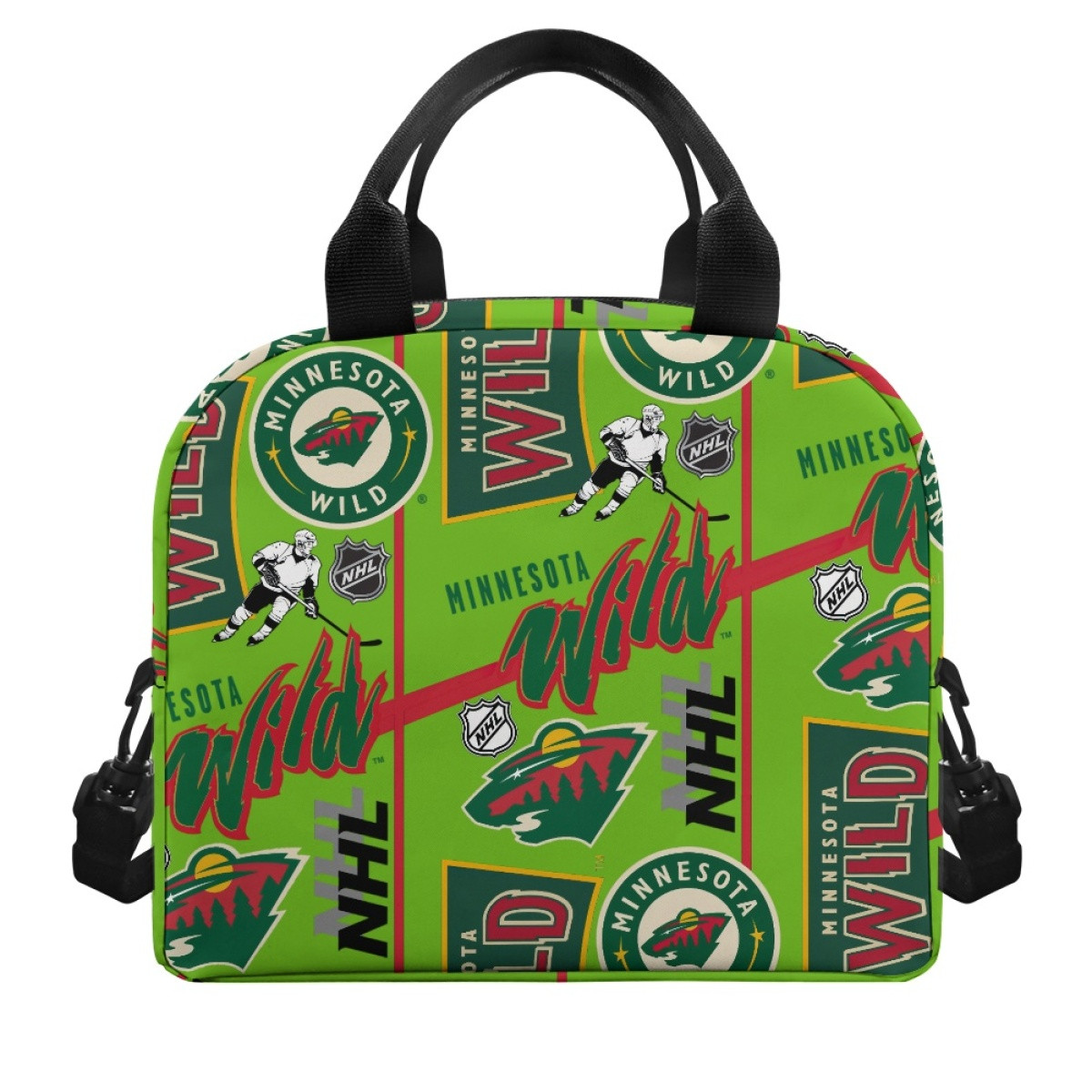 NHL Minnesota Wild Lunch Box - Minnesota Wild Mania Collage Logo