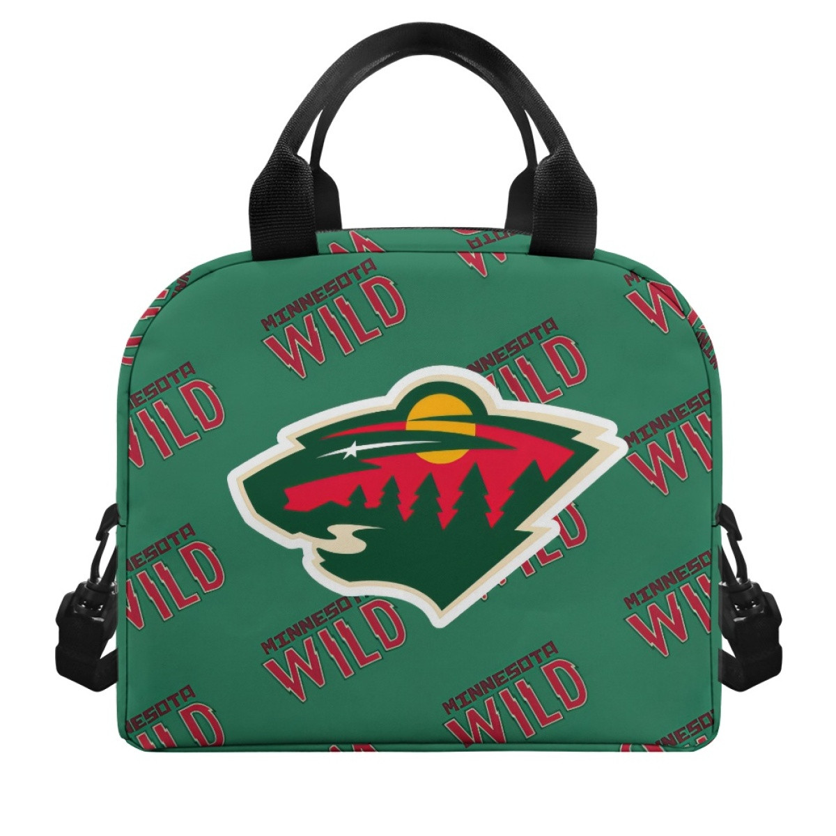 NHL Minnesota Wild Insulated Lunch Bag Box - Minnesota Wild Medley Monogram Wordmark