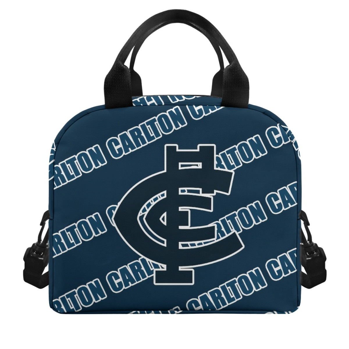 Carlton Football Club Insulated Lunch Bag Box - Carlton Football Club Medley Monogram Wordmark