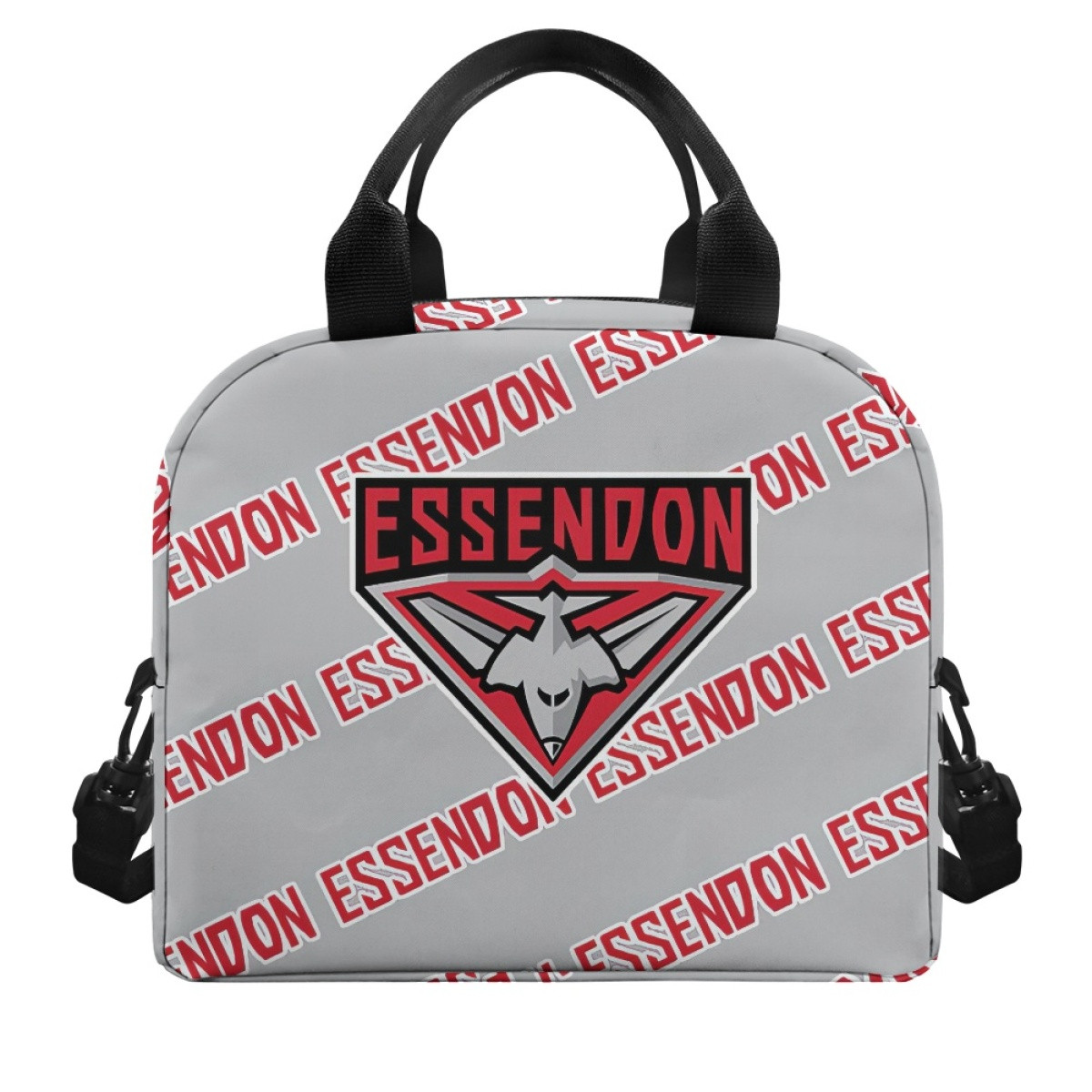 Essendon Football Club Insulated Lunch Bag Box - Essendon Football Club Medley Monogram Wordmark