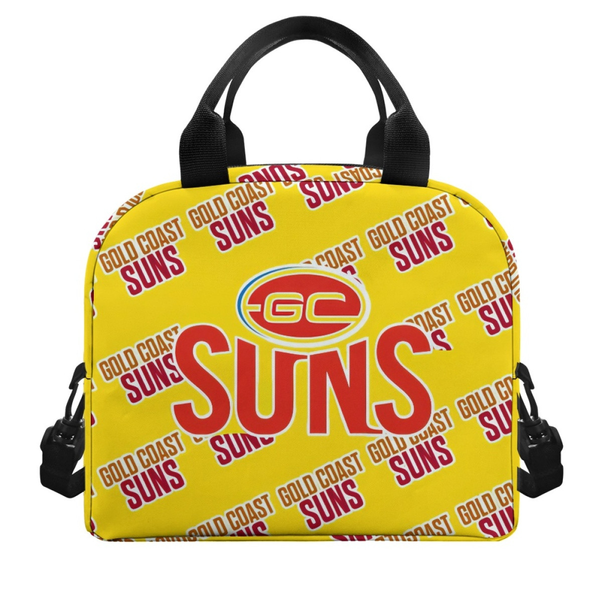 Gold Cost Suns Football Club Insulated Lunch Bag Box - Gold Cost Football Club Medley Monogram Wordmark