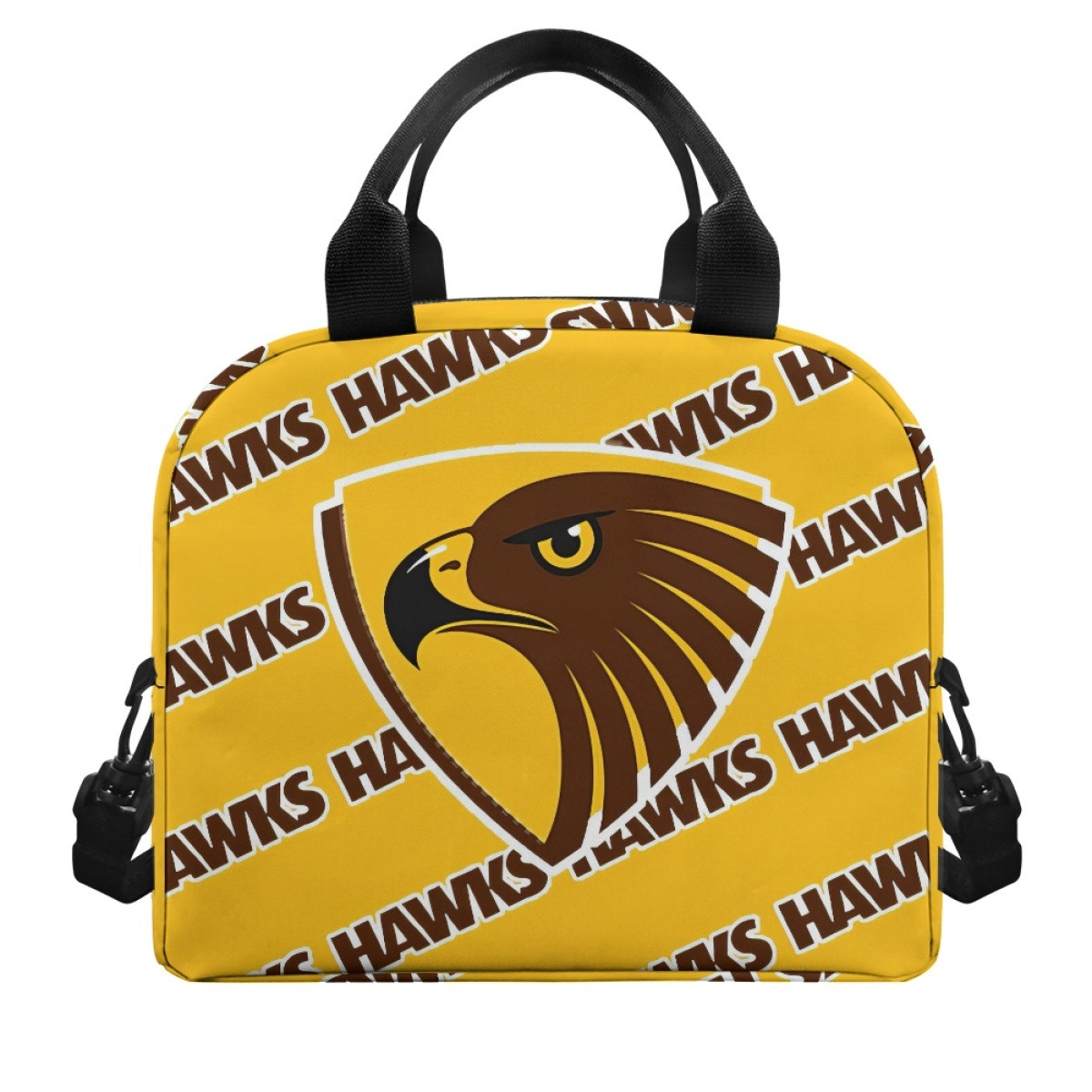 Hawthorn Football Club Insulated Lunch Bag Box - Hawthorn Football Club Medley Monogram Wordmark