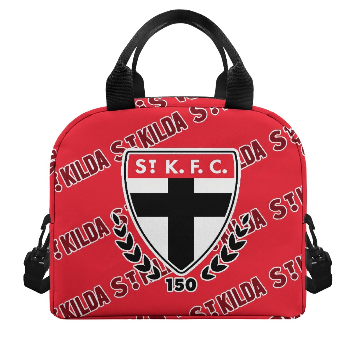 ST Kilda Football Club Insulated Lunch Bag Box - Kilda Football Club Medley Monogram Wordmark