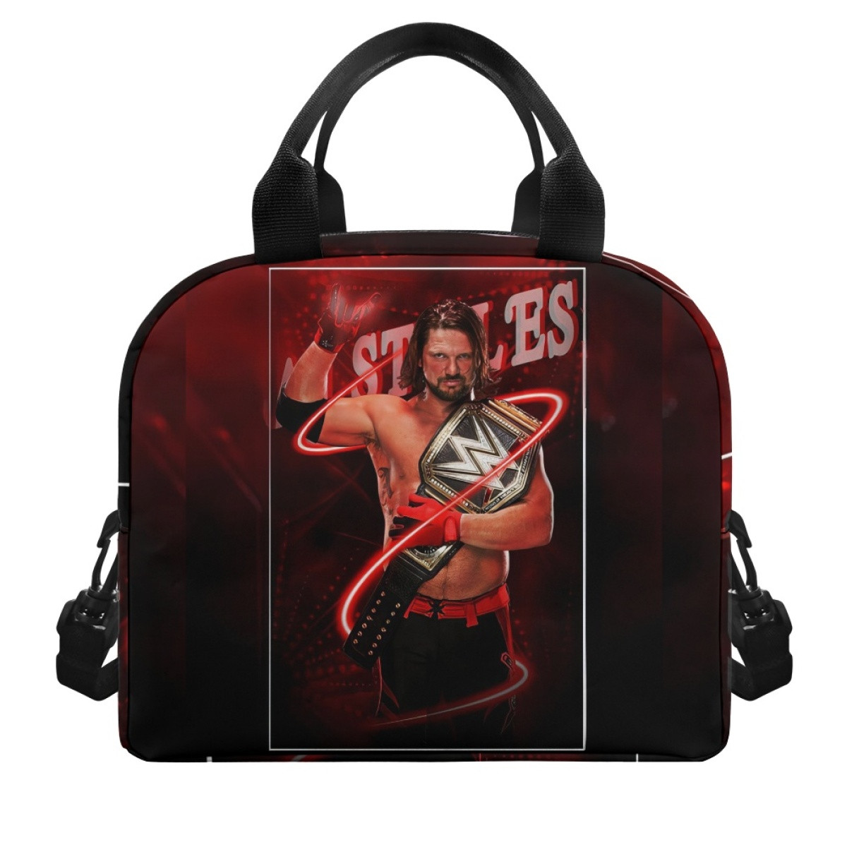 WWE AJ Styles Lunch Box - AJ Styles Championship Belt Poster