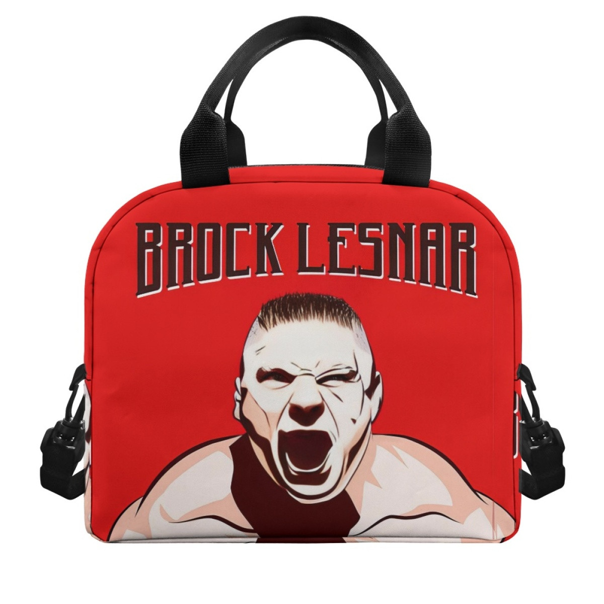 WWE Brock Lesnar Lunch Box - Brock Lesnar Shouting Illustration