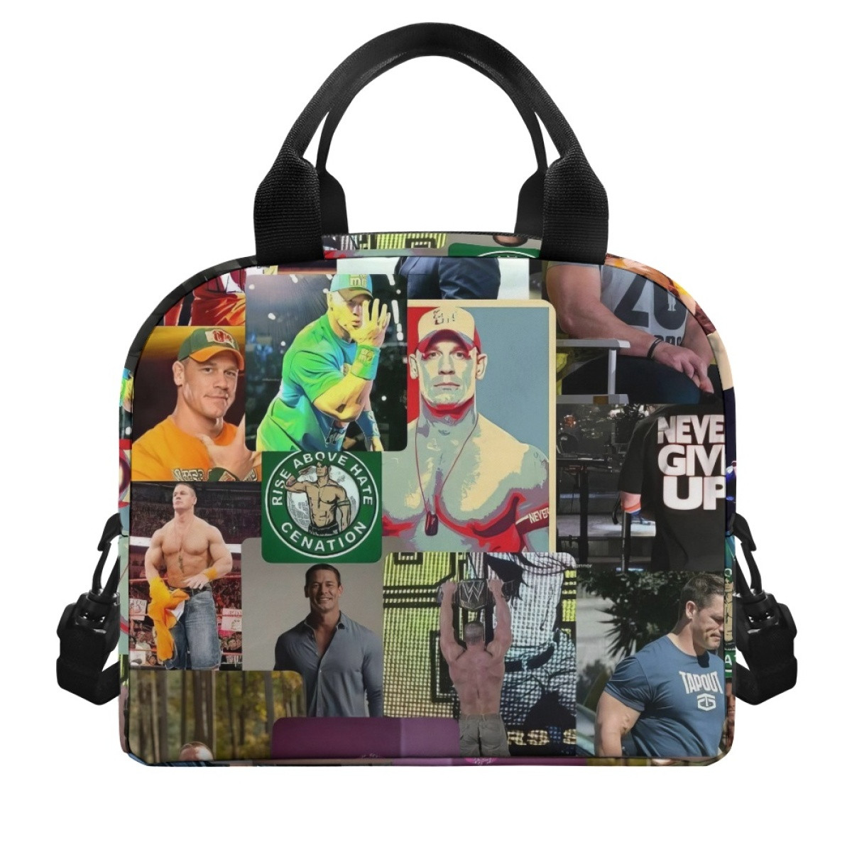 WWE John Cena Lunch Box - John Cena Portrait Collage