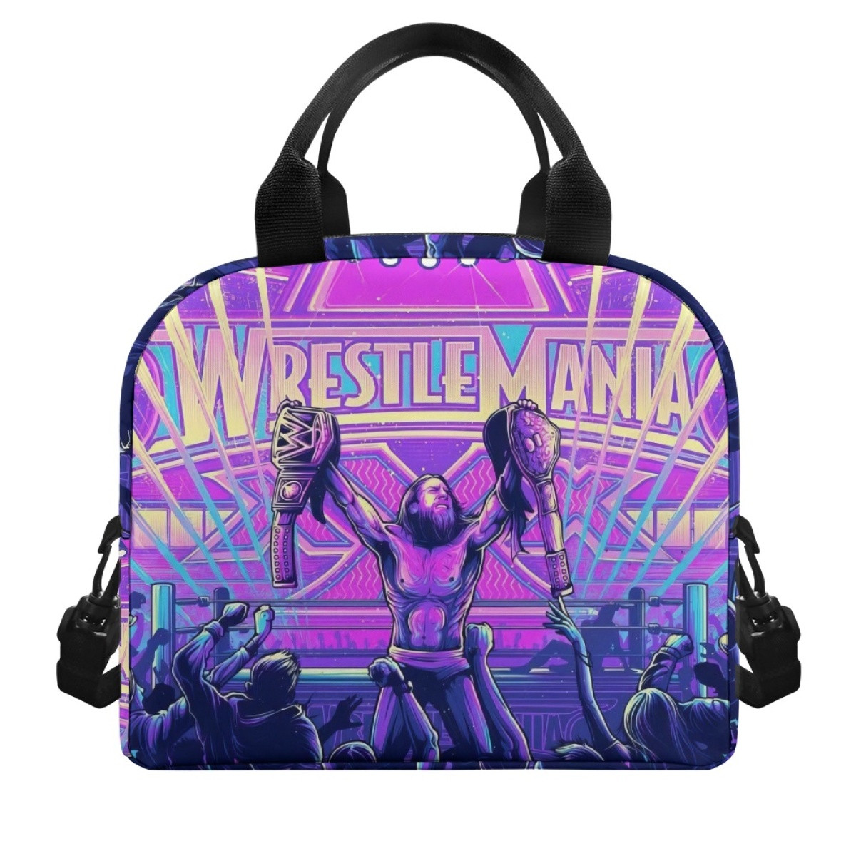 WWE Daniel Bryan Lunch Box - Daniel Bryan Champion Belt Cartoon Art