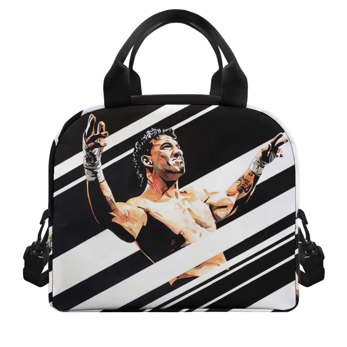 WWE Eddie Guerrero Lunch Box - Eddie Guerrero Black Stripe Poster
