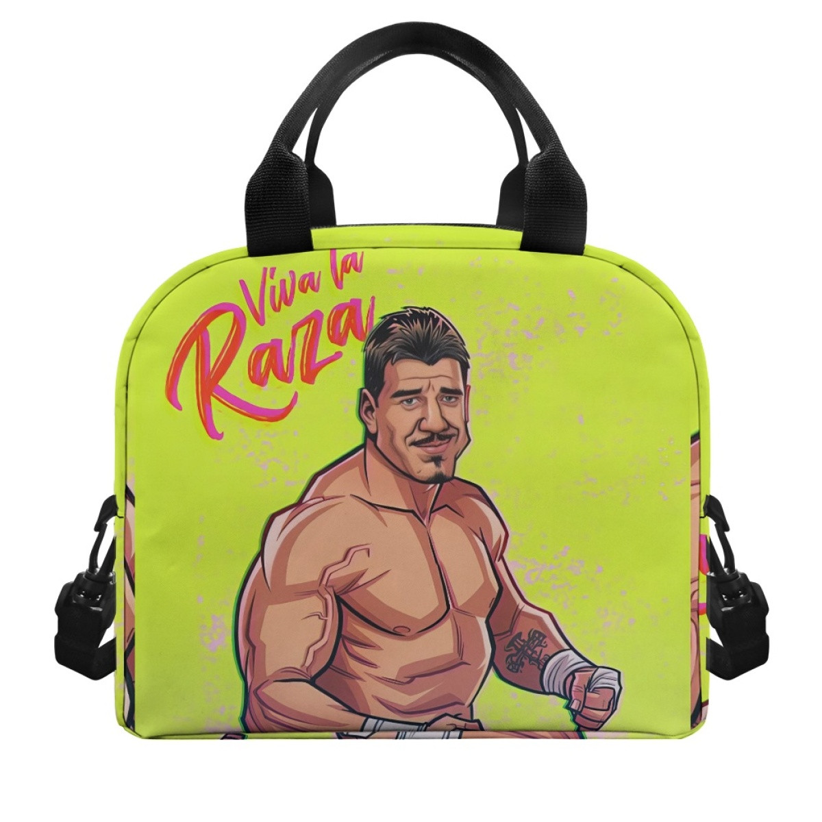 WWE Eddie Guerrero Lunch Box - Eddie Guerrero Viva Raza Cartoon Art
