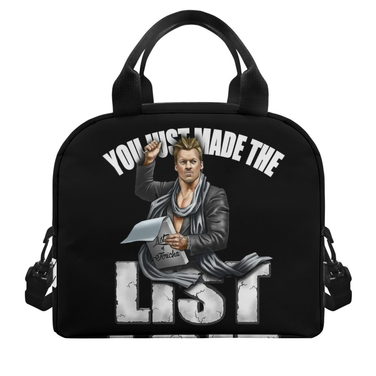WWE Chris Jericho Lunch Box - Chris Jericho Just Made The List Cartoon Art