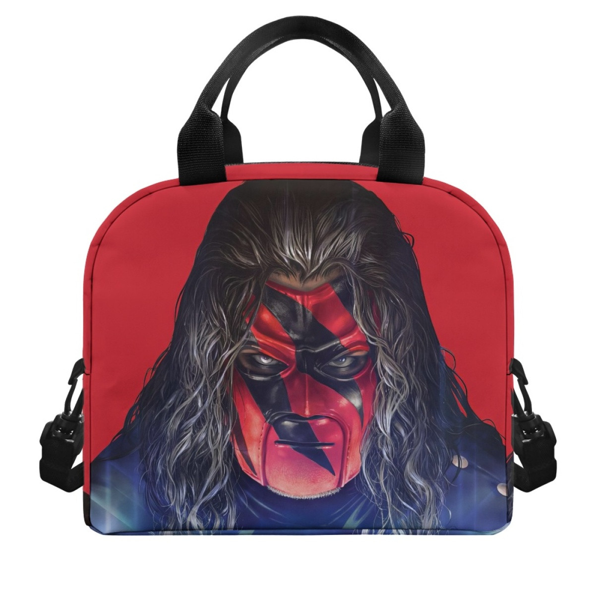 WWE Kane Lunch Box - Kane Portrait On Red Background