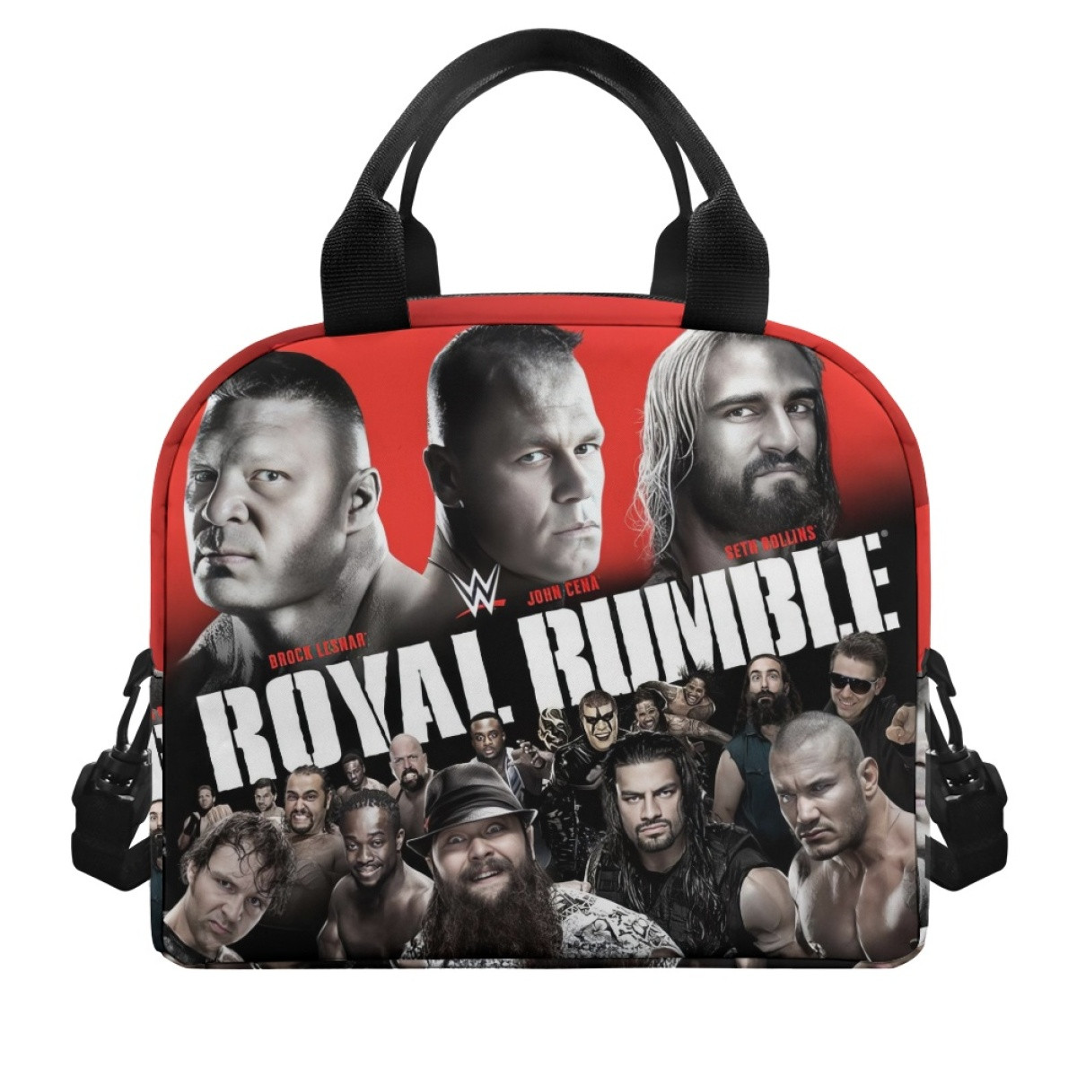 WWE Lunch Box - WWE Royal Rumble Brock Lesnar John Cena And Seth Rollins Poster