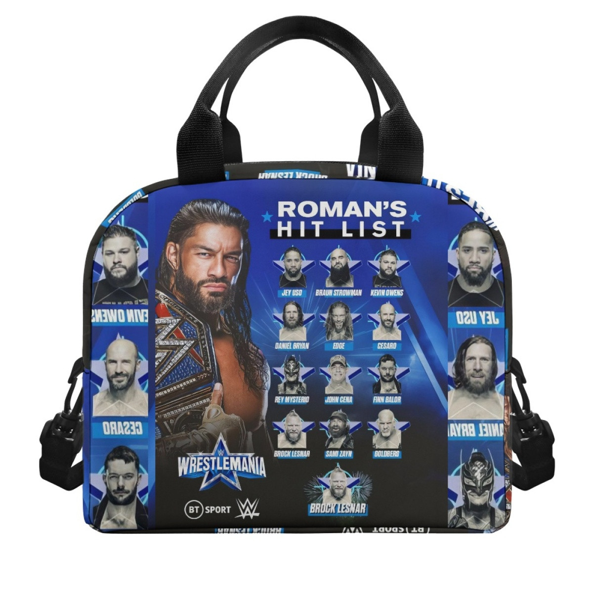 WWE Roman Reigns Lunch Box - Roman Reigns Hit List Wrestlemania Poster