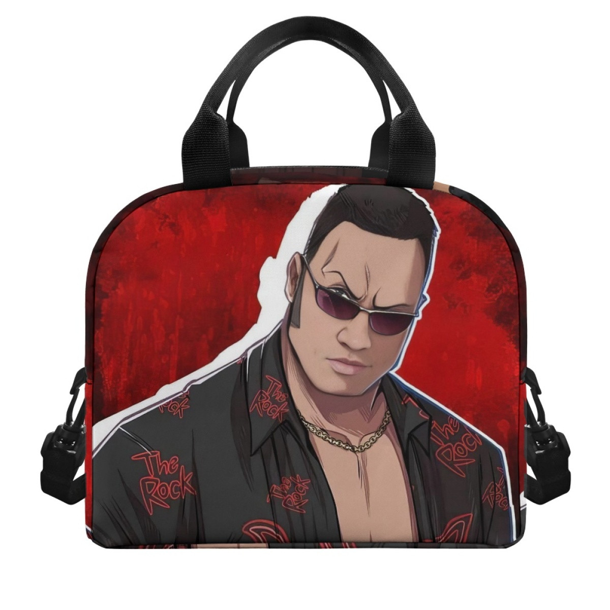 WWE The Rock Lunch Box - The Rock Glasses Character Art