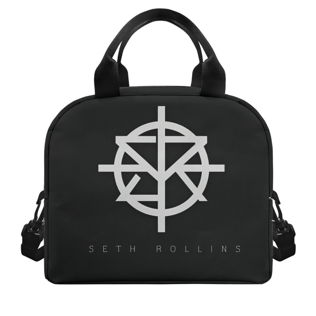 WWE Seth Rollins Lunch Box - Seth Rollins Logo On Black Background