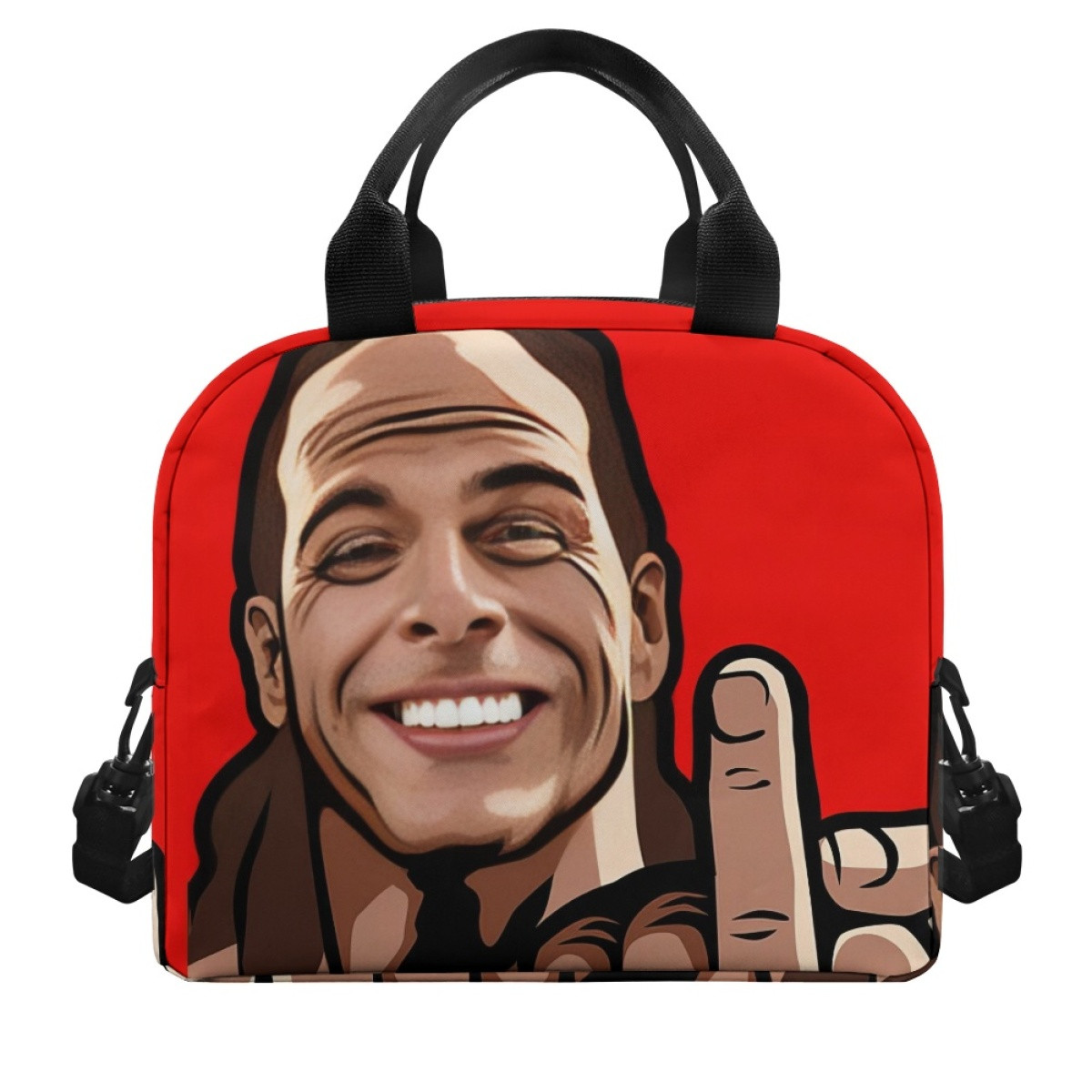 WWE Shawn Michael Lunch Box - Shawn Michael Bad Finger Cartoon Art