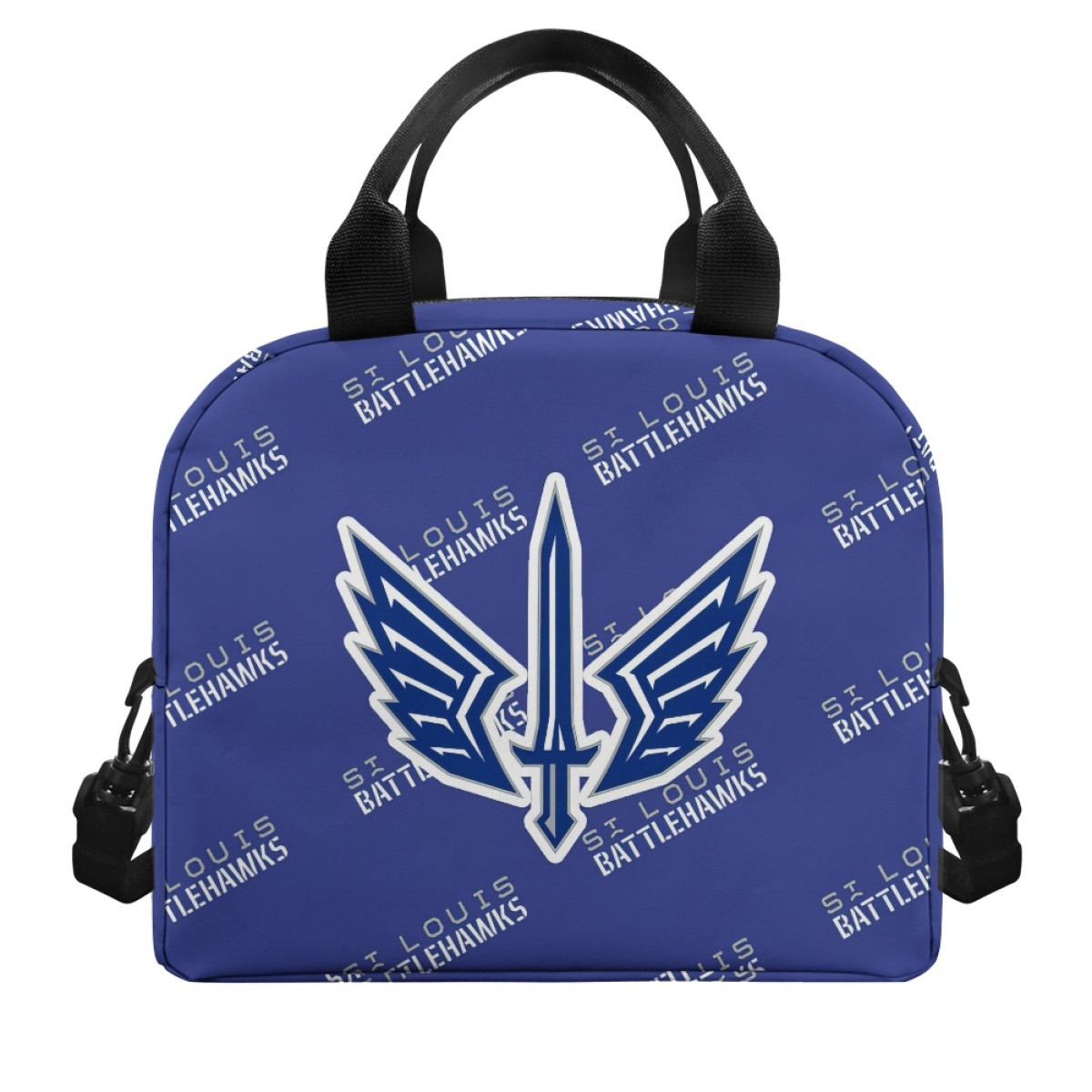 XFL St. Louis Battlehawks Insulated Lunch Bag Box - St. Louis Battlehawks Medley Monogram Wordmark