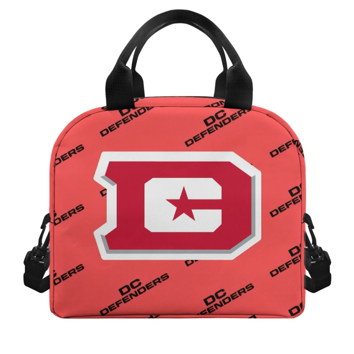 XFL D.C Defenders Insulated Lunch Bag Box - D.C Defenders Medley Monogram Wordmark