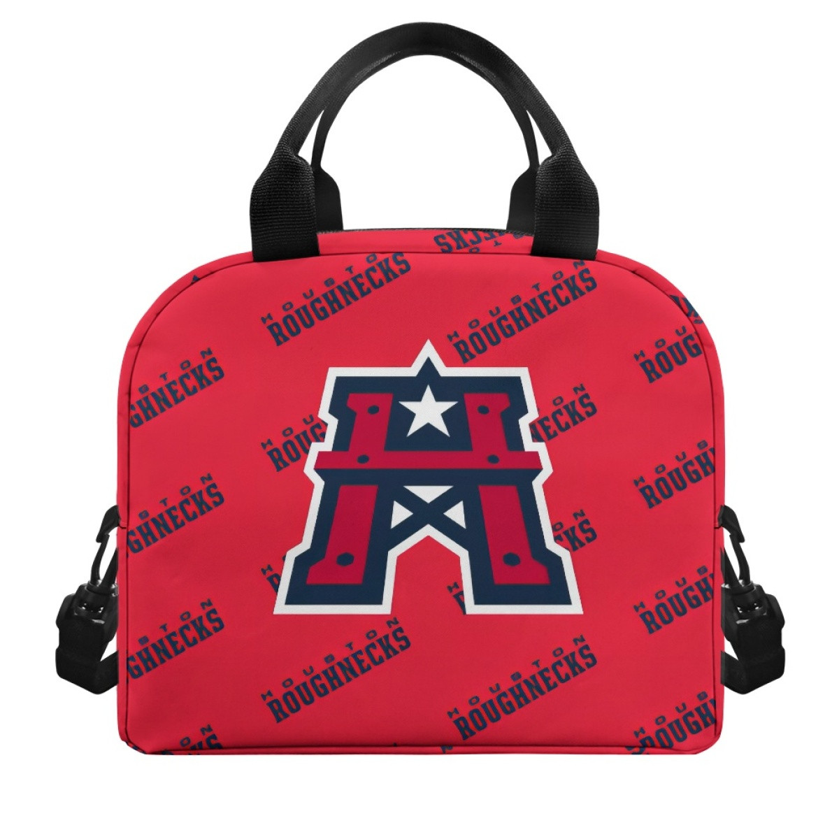 XFL Houston Roughnecks Insulated Lunch Bag Box - Houston Roughnecks Medley Monogram Wordmark
