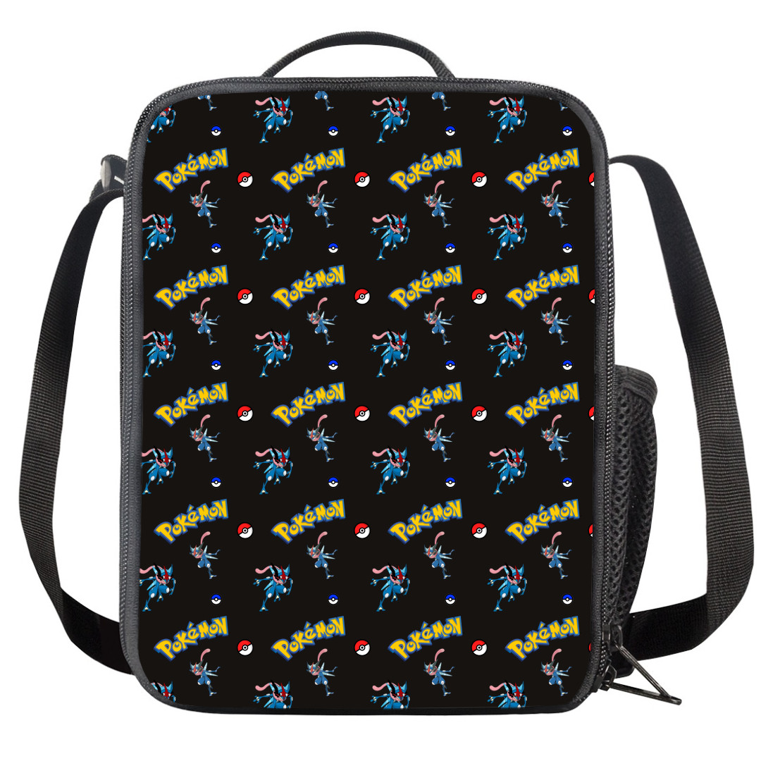 Pokemon Greninja Insulated Soft Lunch Box Lunchbox For School - Ash Greninja Character Series Art