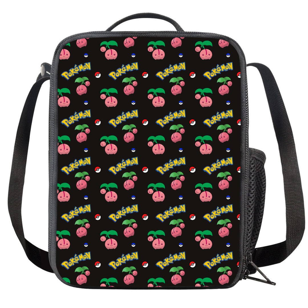Pokemon Cherubi Insulated Soft Lunch Box Lunchbox For School - Cherubi Character Series Art