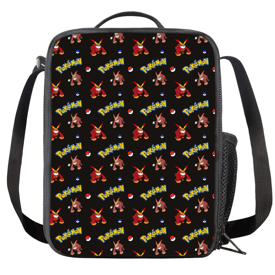 Pokemon Darmanitan Insulated Soft Lunch Box Lunchbox For School - Darmanitan Character Series Art