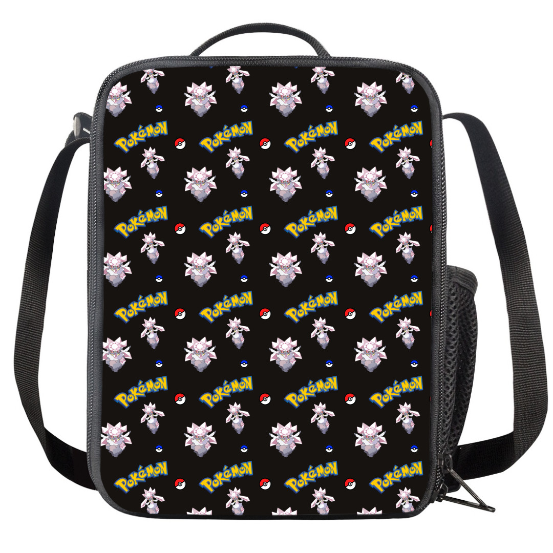 Pokemon Diancie Insulated Soft Lunch Box Lunchbox For School - Diancie Character Series Art