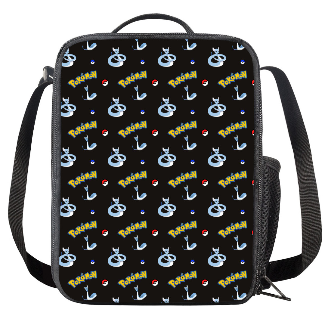 Pokemon Dragonair Insulated Soft Lunch Box Lunchbox For School - Dragonair Character Series Art