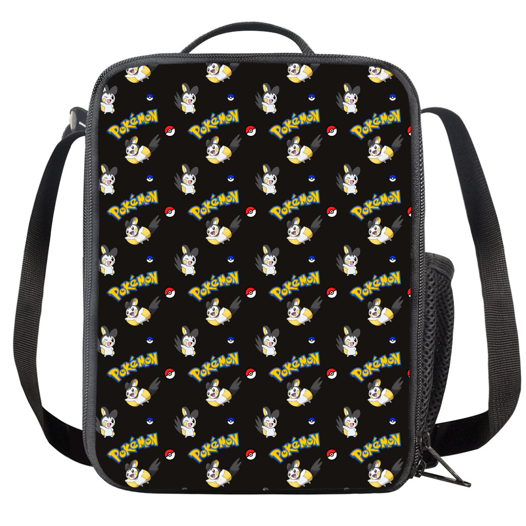 Pokemon Emolga Insulated Soft Lunch Box Lunchbox For School - Emolga Character Series Art