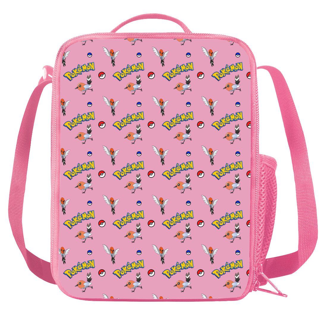 Pokemon Fletchling Insulated Soft Lunch Box Lunchbox For School - Fletchling Character Series Art