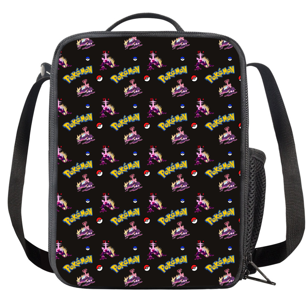 Pokemon Toxtricity Insulated Soft Lunch Box Lunchbox For School - Gigantamax Toxtricity Character Series Art
