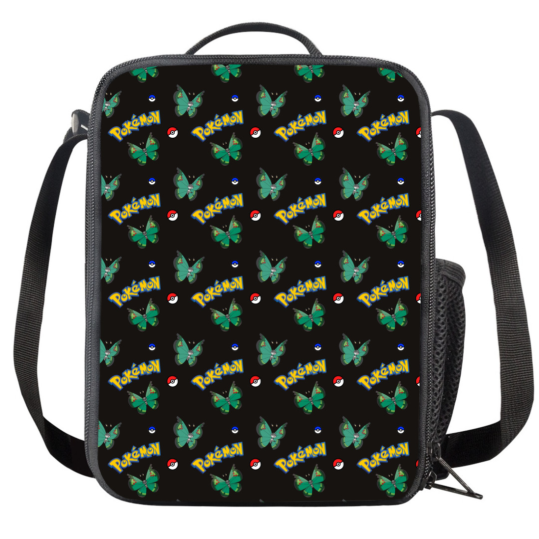Pokemon Vivillon Insulated Soft Lunch Box Lunchbox For School - Garden Vivillon Character Series Art
