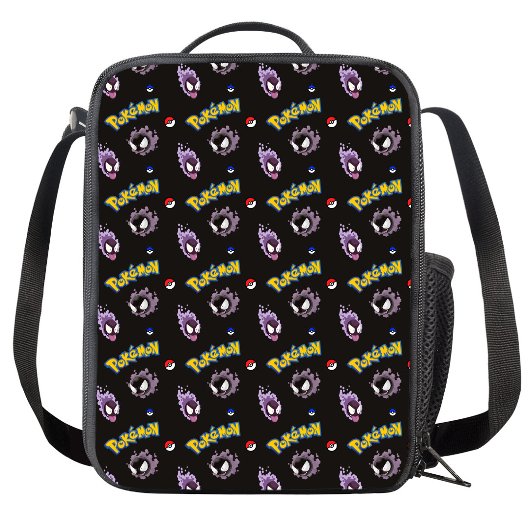 Pokemon Gastly Insulated Soft Lunch Box Lunchbox For School - Gastly Character Series Art