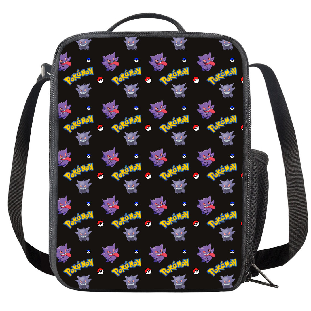 Pokemon Gengar Insulated Soft Lunch Box Lunchbox For School - Gengar Character Series Art
